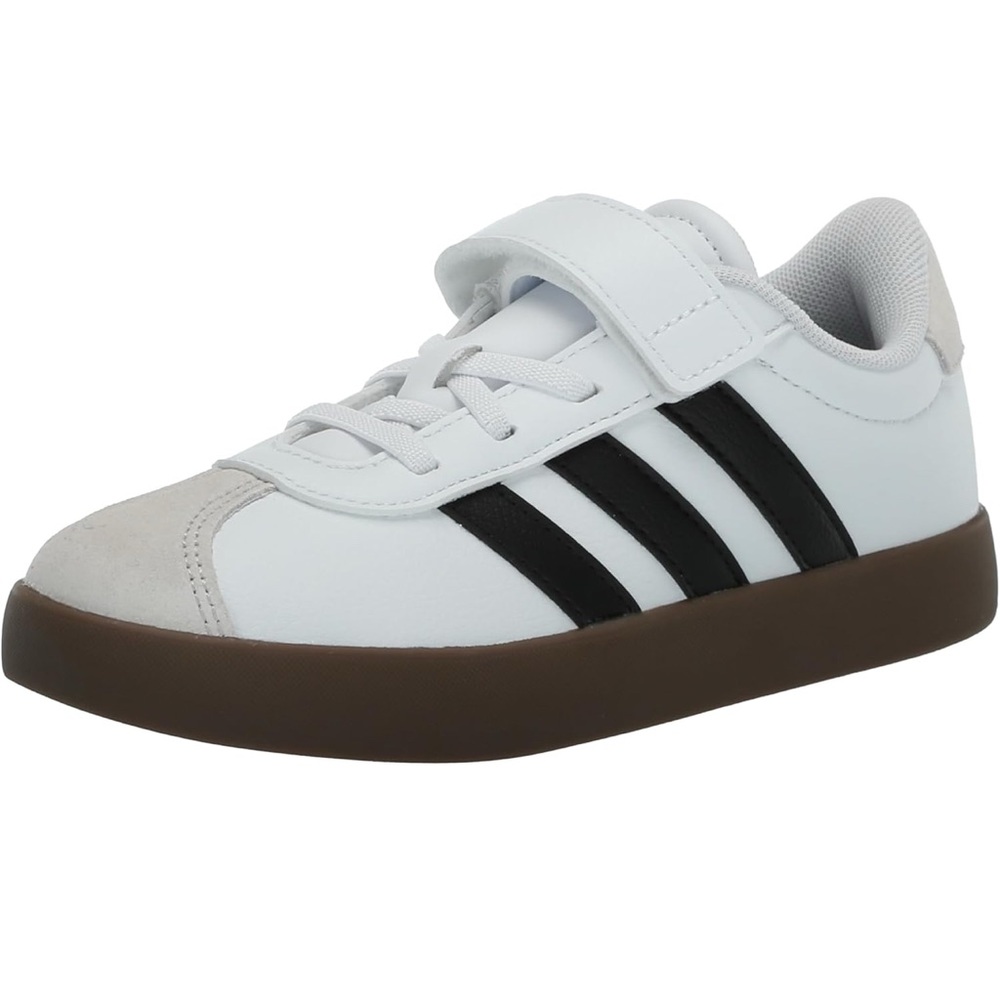 Adidas Kids' White and Black Sneakers